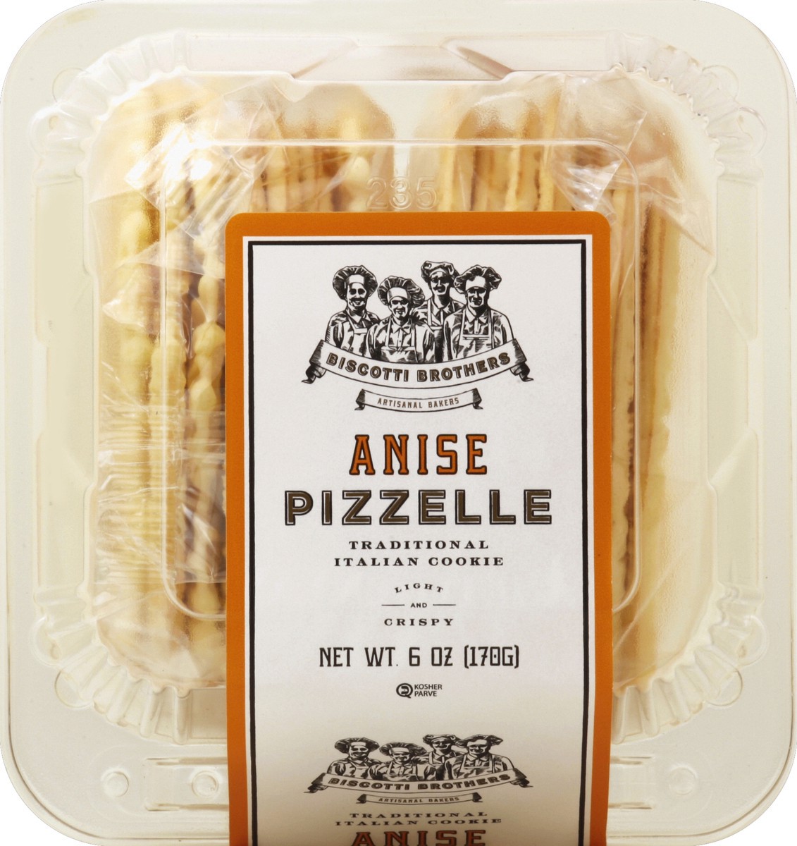 slide 2 of 5, Biscotti Brothers Bakery Anise Pizzelle, 5.6 oz