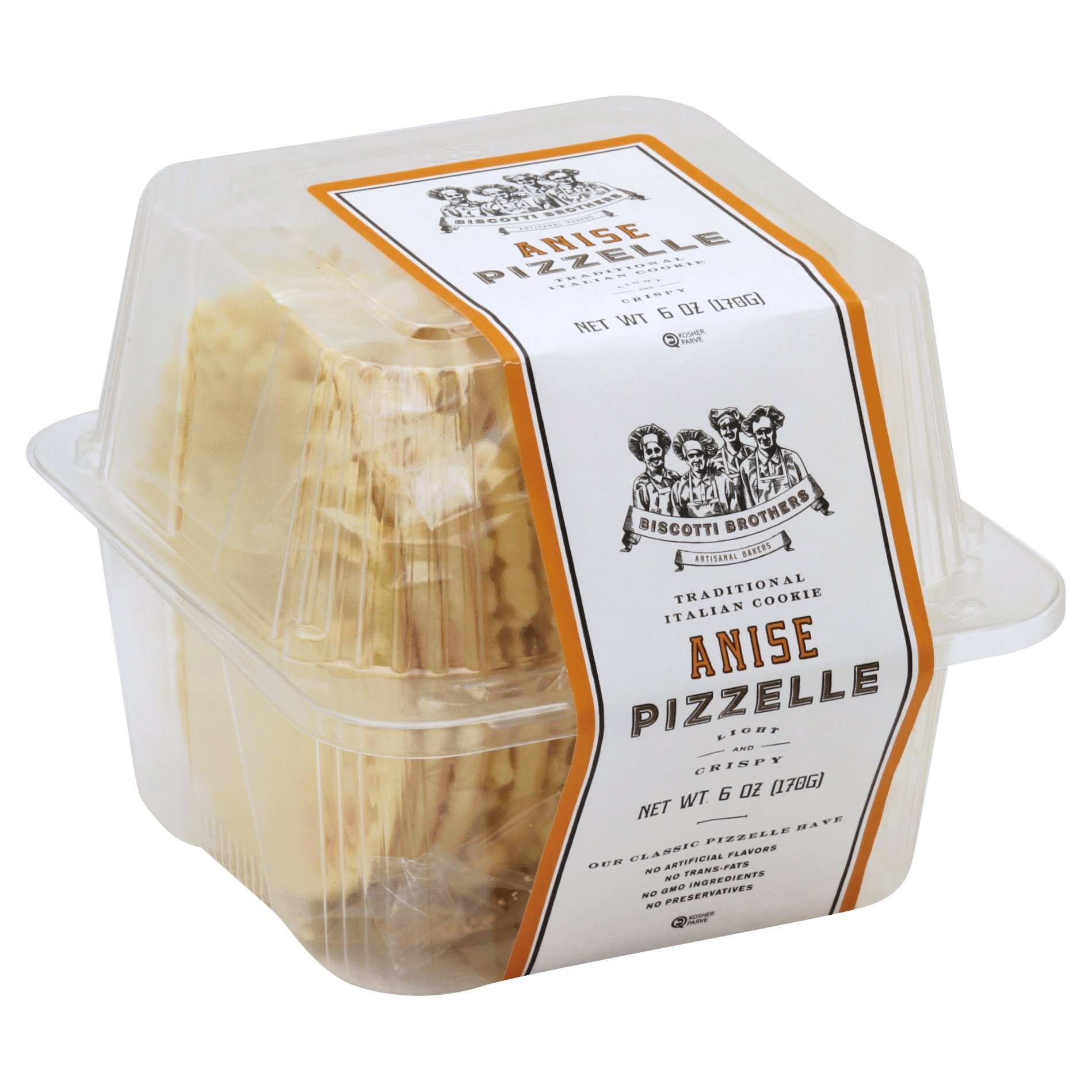 slide 1 of 5, Biscotti Brothers Bakery Anise Pizzelle, 5.6 oz