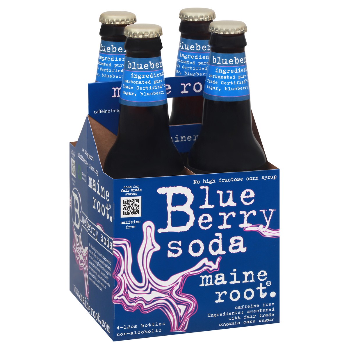 slide 2 of 9, Maine Root Blueberry Soda - 4 ct; 12 oz, 4 ct; 12 oz