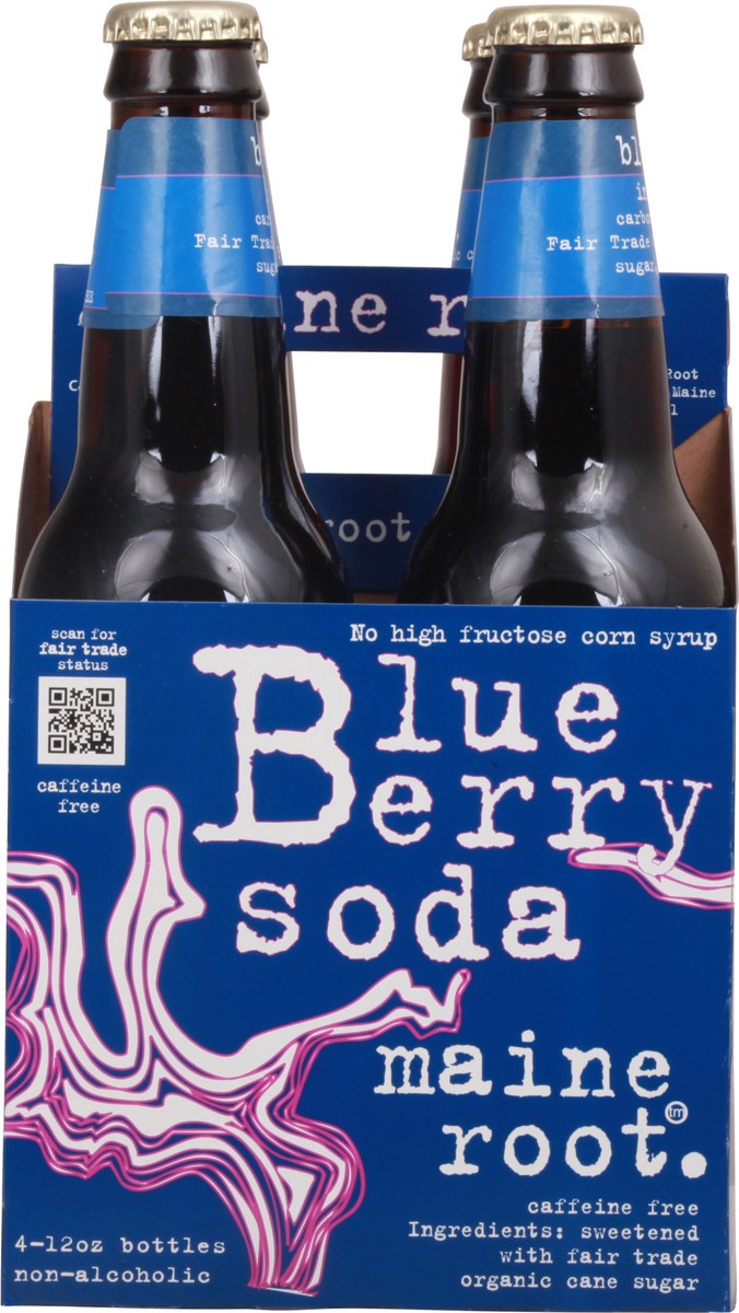 slide 5 of 9, Maine Root Blueberry Soda - 4 ct; 12 oz, 4 ct; 12 oz