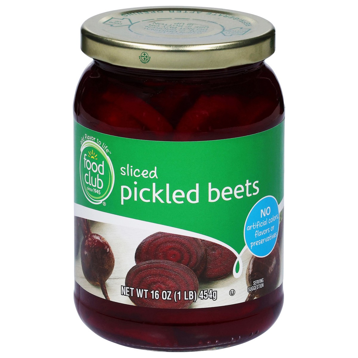 slide 9 of 13, Food Club Sliced Pickled Beets 16 oz, 16 oz