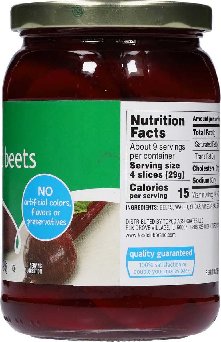 slide 13 of 13, Food Club Sliced Pickled Beets 16 oz, 16 oz