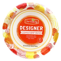 Our Family Plate 9" Designer