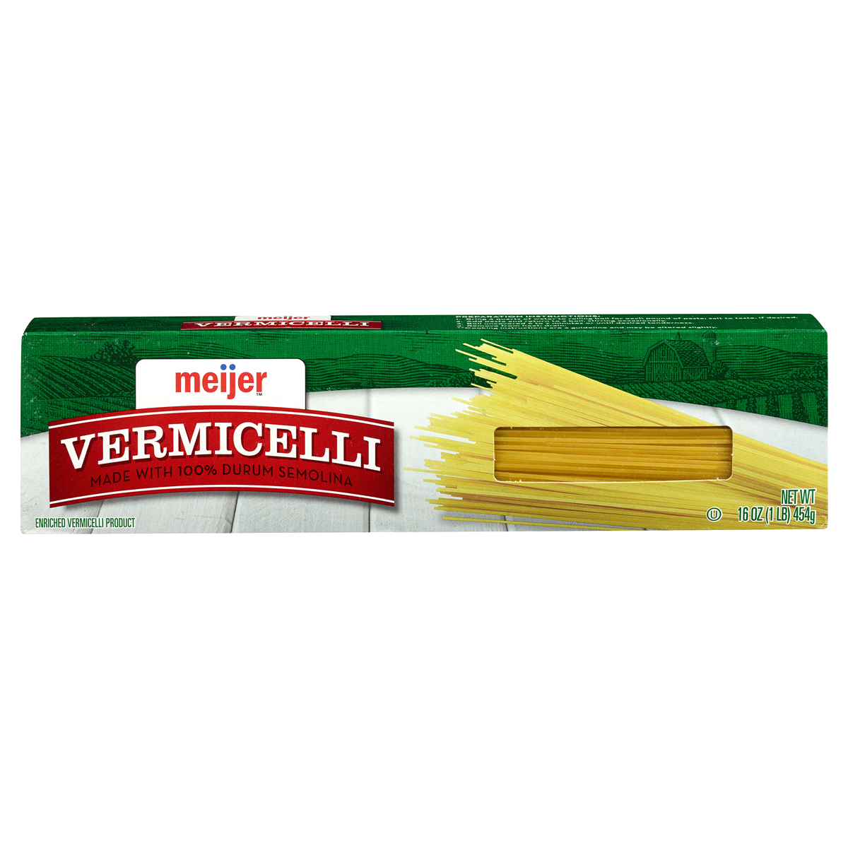 slide 1 of 1, Meijer Vermicelli Pasta, 16 oz