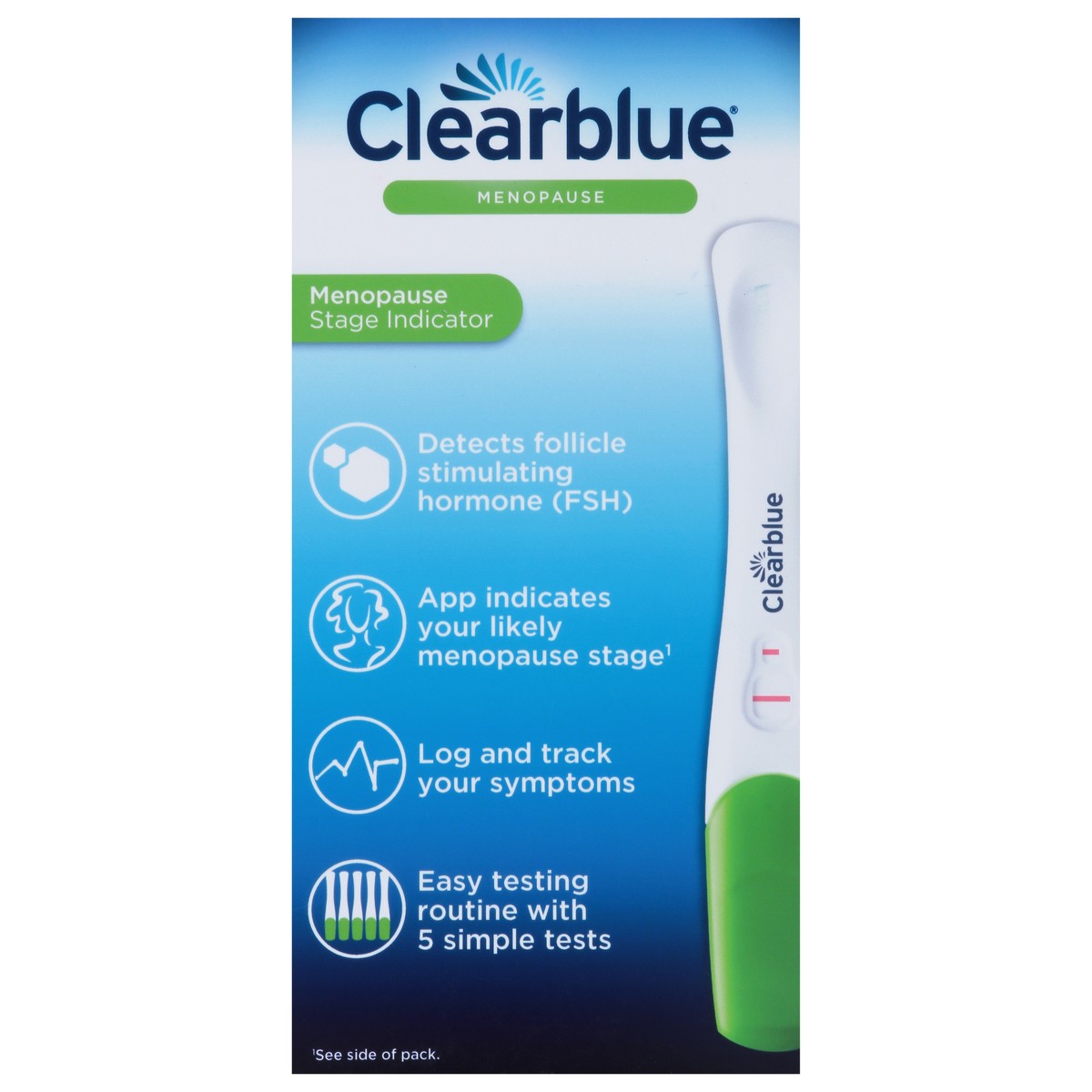 slide 10 of 12, Clearblue Menopause Stage Indicator, 5 Ct, 5 ct