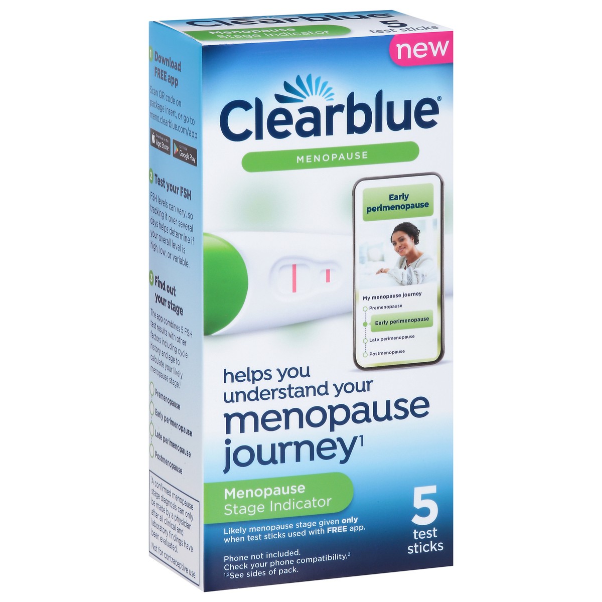 slide 2 of 12, Clearblue Menopause Stage Indicator, 5 Ct, 5 ct
