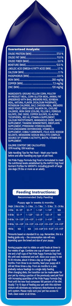 slide 3 of 4, Pet Pride Puppy Formula Chicken Flavored Dog Food, 3.5 lb
