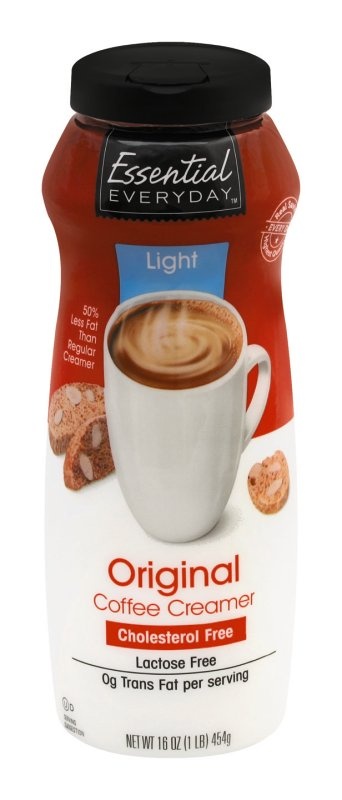 slide 1 of 1, Essential Everyday Original Light Coffee Creamer, 16 oz