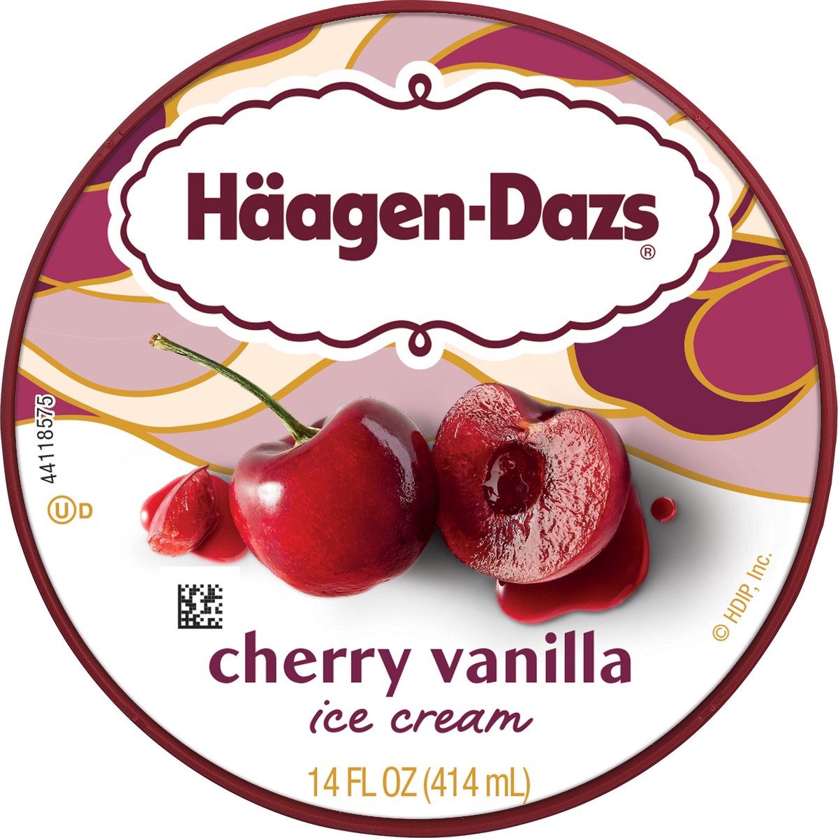 slide 6 of 7, Häagen-Dazs Cherry Vanilla Ice Cream, 14 Oz., 14 fl oz