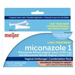 Meijer Miconazole 1, 1-Day Treatment