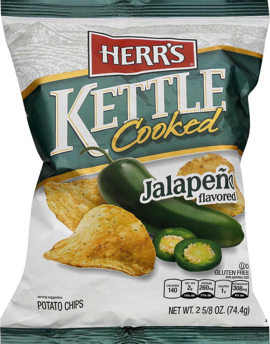 slide 6 of 9, Herr's Herrs Jalapeno Kettle, 2.63 oz