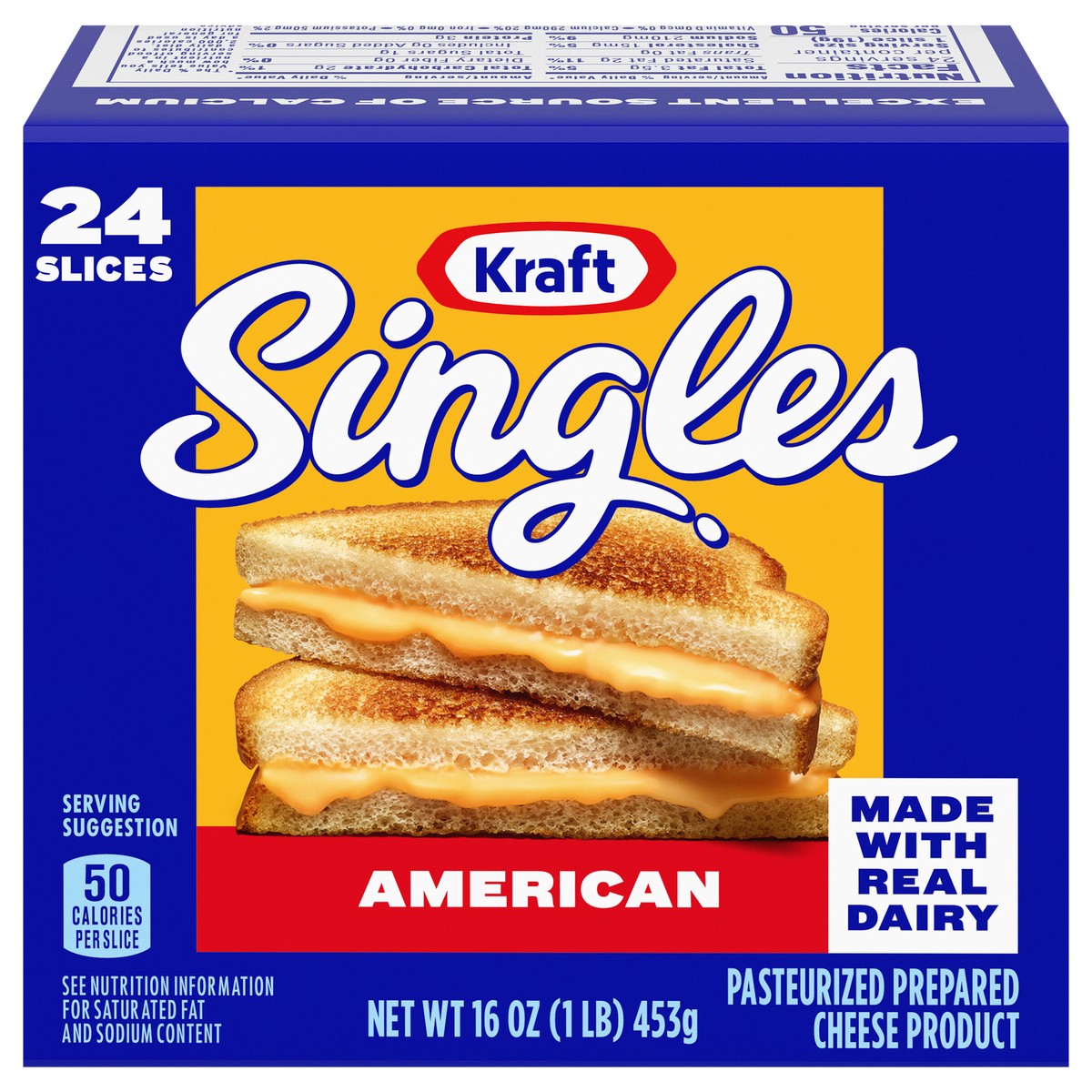 slide 1 of 9, Kraft Cheese Slices, American, 27 ct