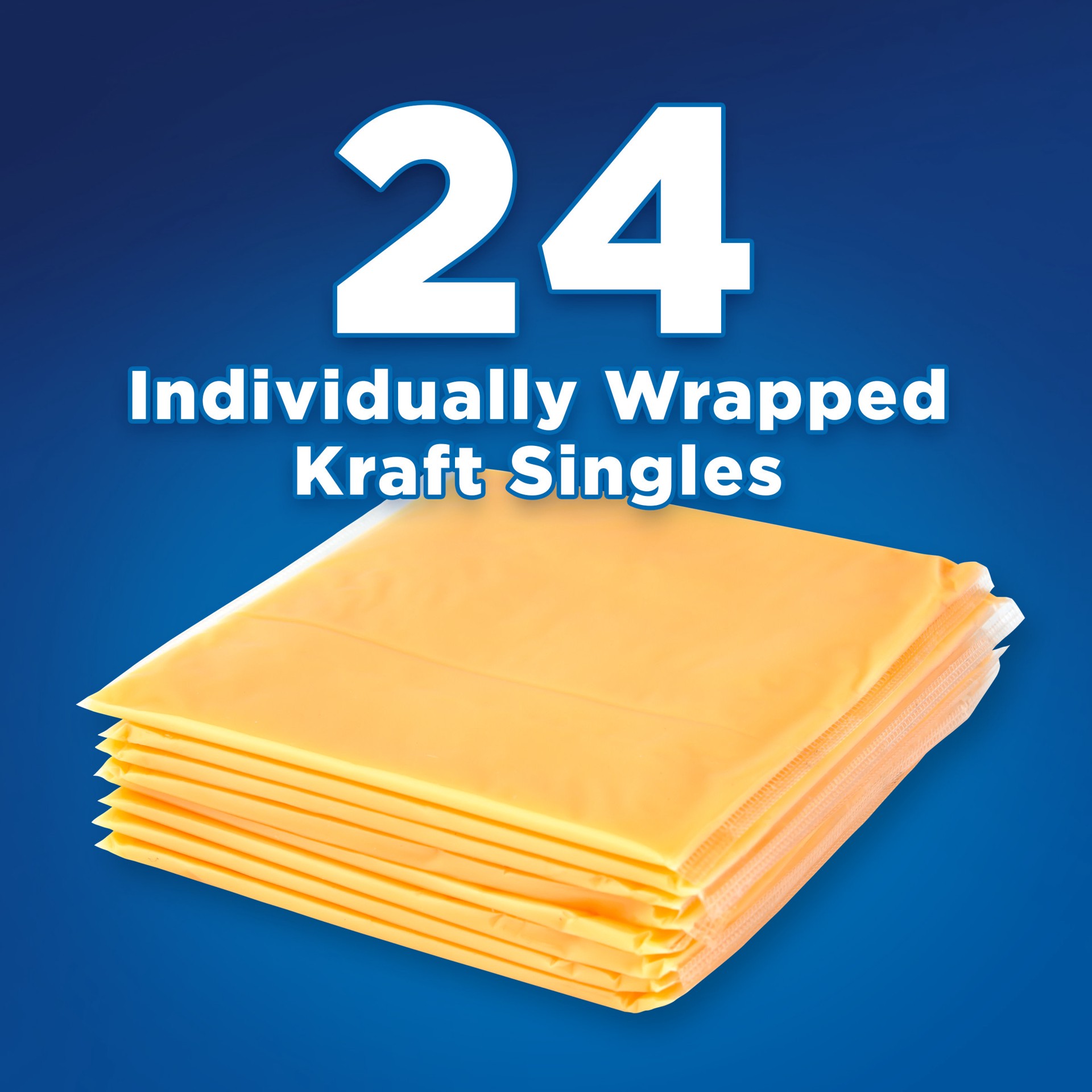 slide 4 of 5, Kraft Singles American Slices Pack, 24 ct; 16 oz
