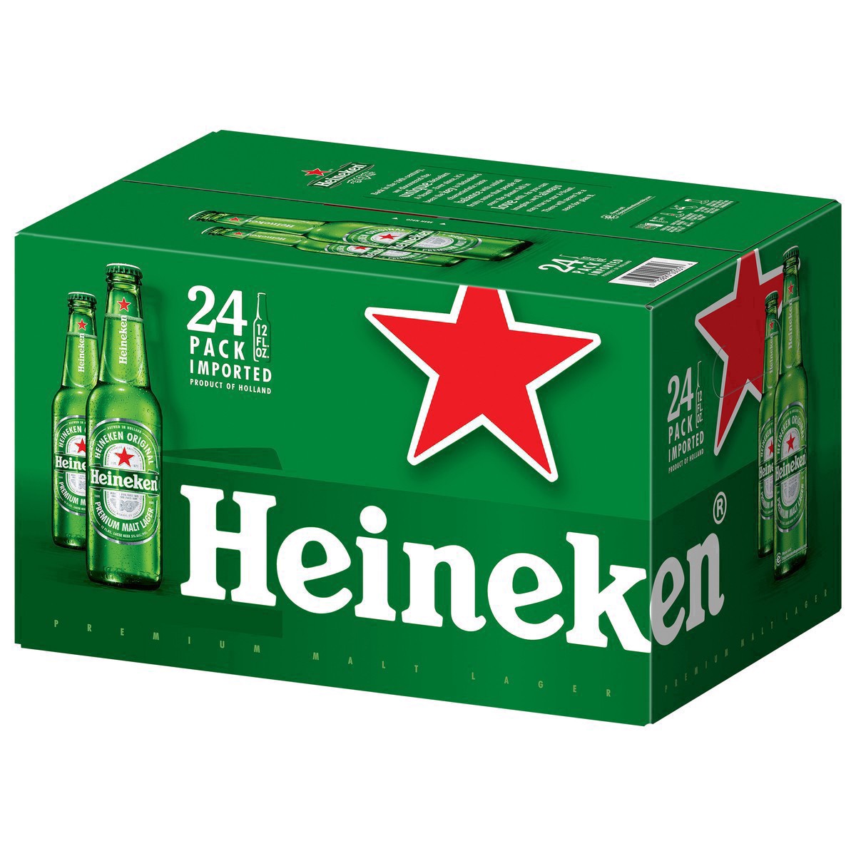 slide 15 of 31, Heineken Original Lager Beer, 24 Pack, 12 fl oz Bottles, 12 oz