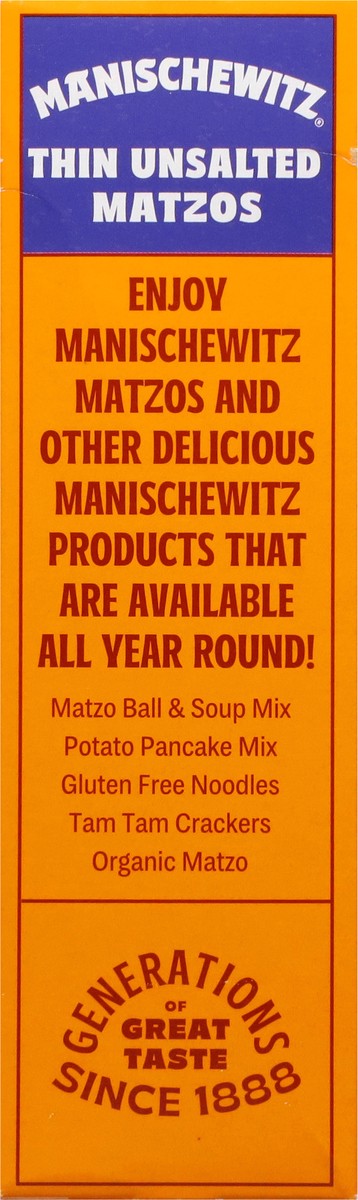 slide 3 of 13, Manischewitz Thin Unsalted Matzos 10 oz, 10 oz