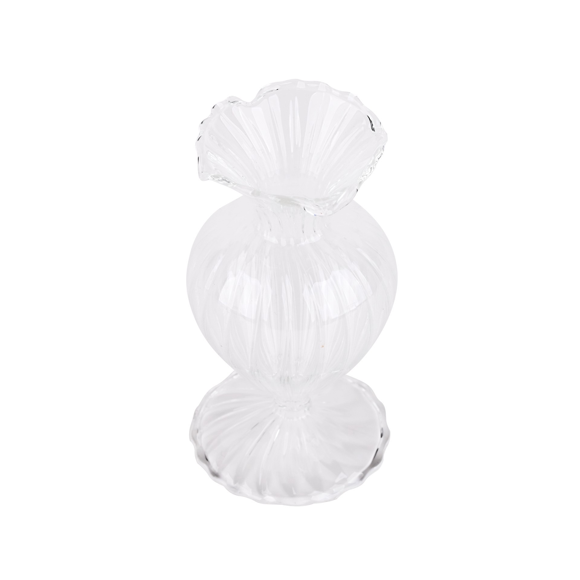 slide 2 of 3, 4" Clear Glass Bud Vase By Ashland, 4 in