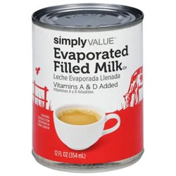 Simply Value Sv Evaporated Filled Milk