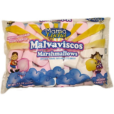 slide 1 of 1, Mama Lycha Malvaviscos Marshmallow, 11 oz