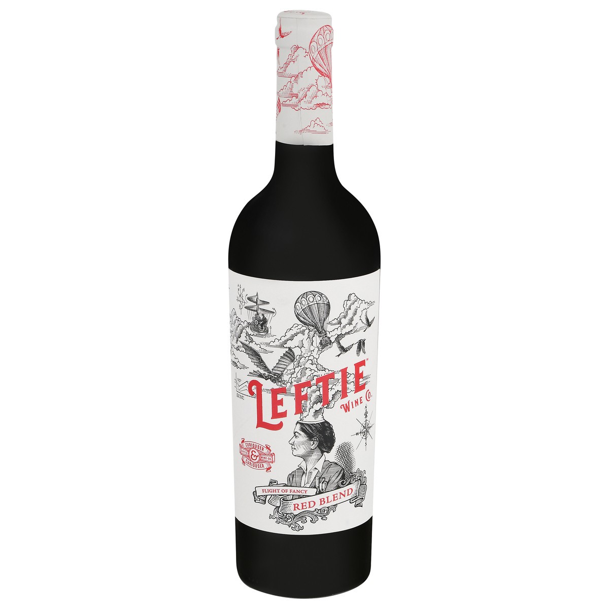 slide 5 of 11, Leftie Red Wine, 750 ml