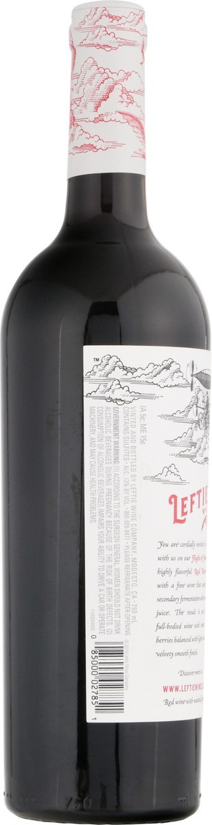 slide 7 of 11, Leftie Red Wine, 750 ml