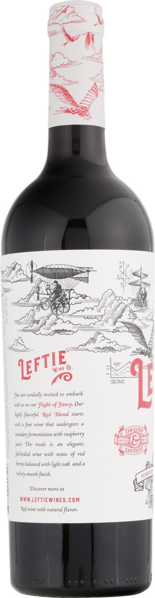 slide 3 of 11, Leftie Red Wine, 750 ml