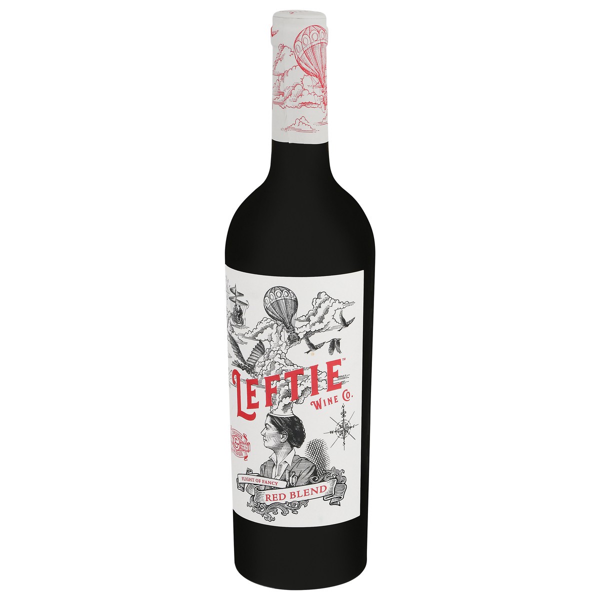 slide 4 of 11, Leftie Red Wine, 750 ml