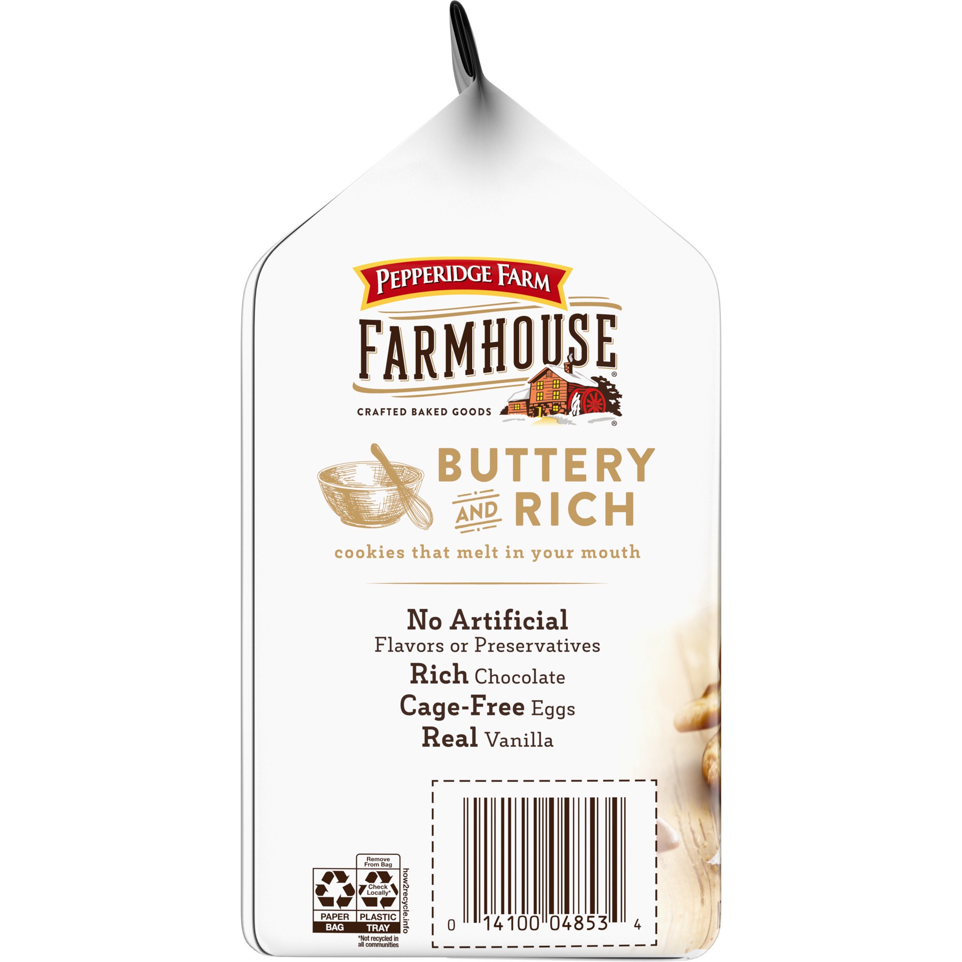 slide 3 of 9, Pepperidge Farm Farmhouse Thin & Crispy Toffee Milk Chocolate Cookies, 6.9 oz. Bag, 14 ct; 6.9 oz