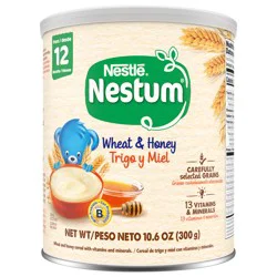 Nestle Nestum Wheat & Honey Cereal 10.5 oz Canister