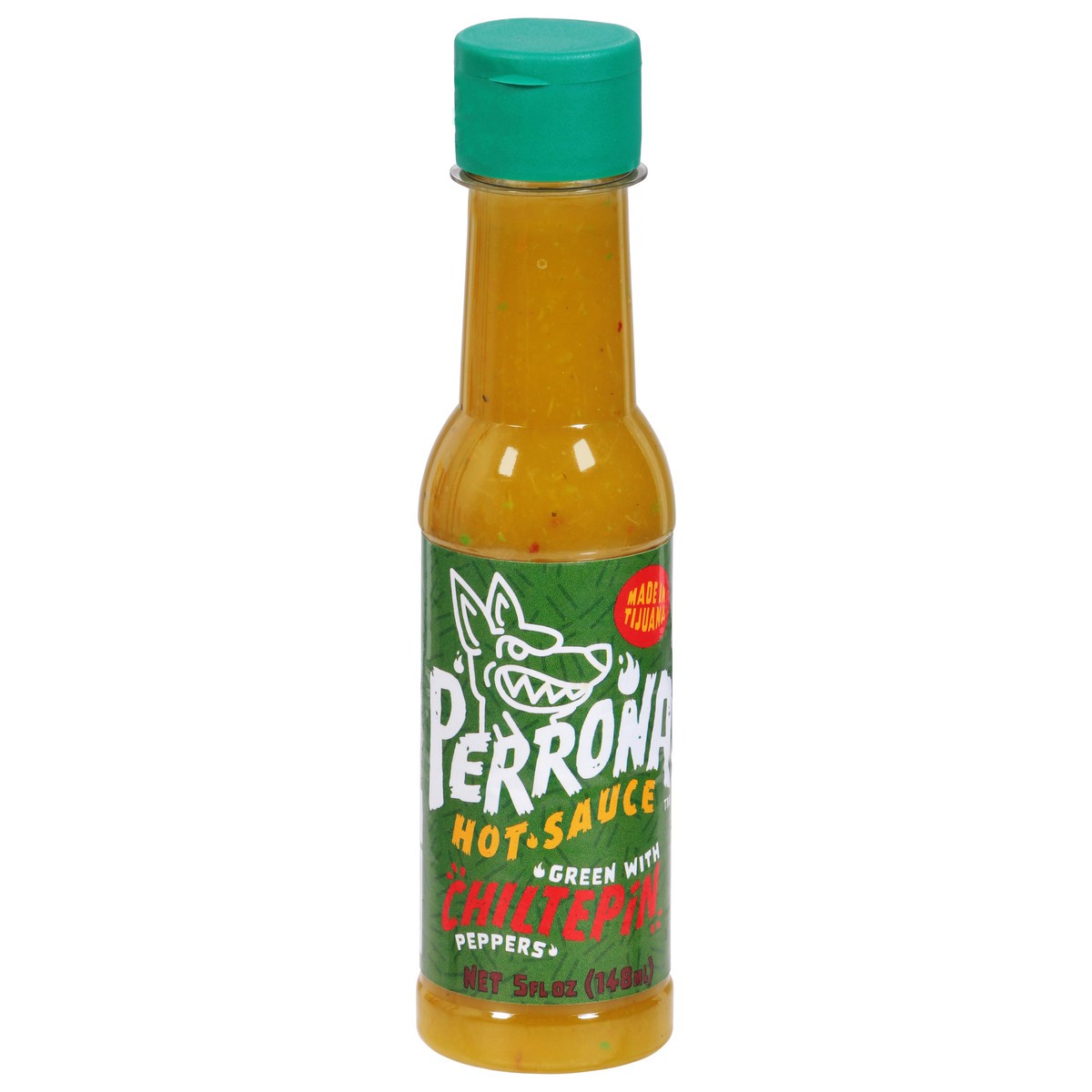 slide 5 of 13, Perrona Green with Chiltepin Peppers Hot Sauce - 5 fl oz, 5 fl oz