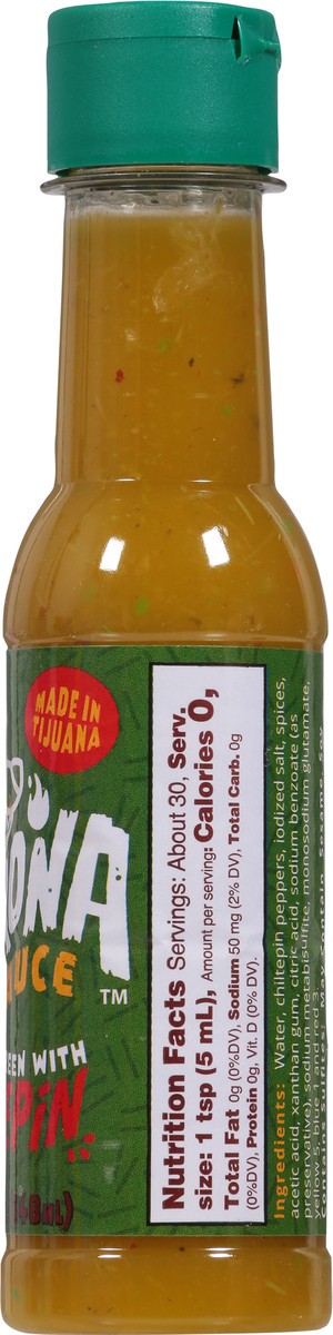 slide 2 of 13, Perrona Green with Chiltepin Peppers Hot Sauce - 5 fl oz, 5 fl oz