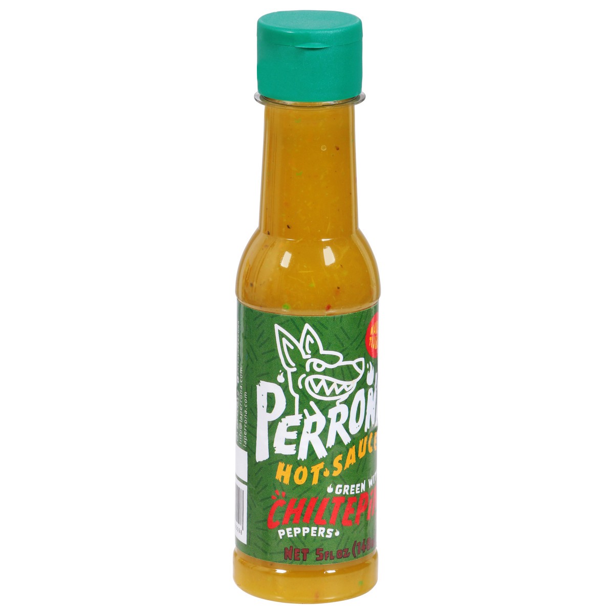 slide 8 of 13, Perrona Green with Chiltepin Peppers Hot Sauce - 5 fl oz, 5 fl oz