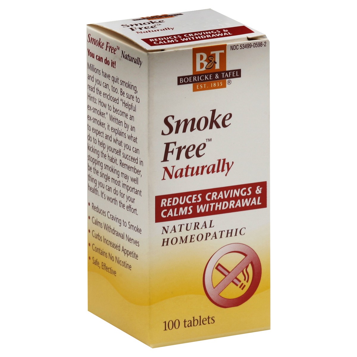 slide 4 of 4, Beoricke & Tafel Smoke Free Naturally 100 ea, 100 ct