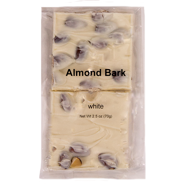 slide 1 of 1, L&B White Almond Bark, 2.5 oz