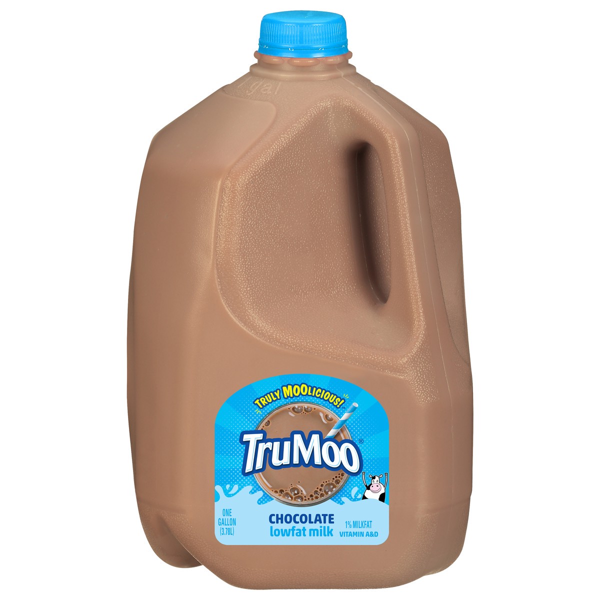 slide 1 of 4, TruMoo Chocolate 1% Lowfat Milk Gallon, 1 gal