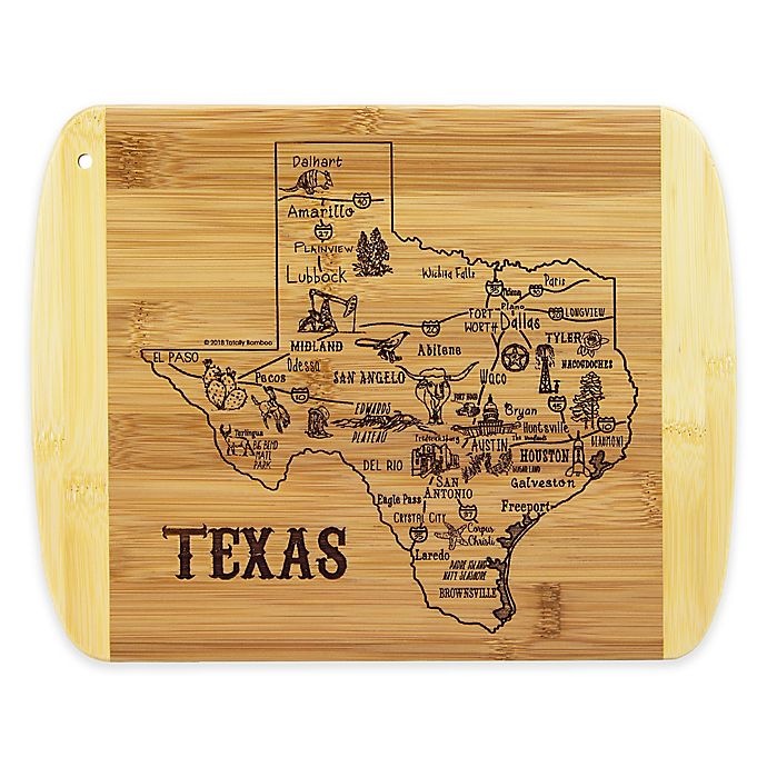 slide 1 of 1, Totally Bamboo Texas Slice of Life Cutting Board, 1 ct