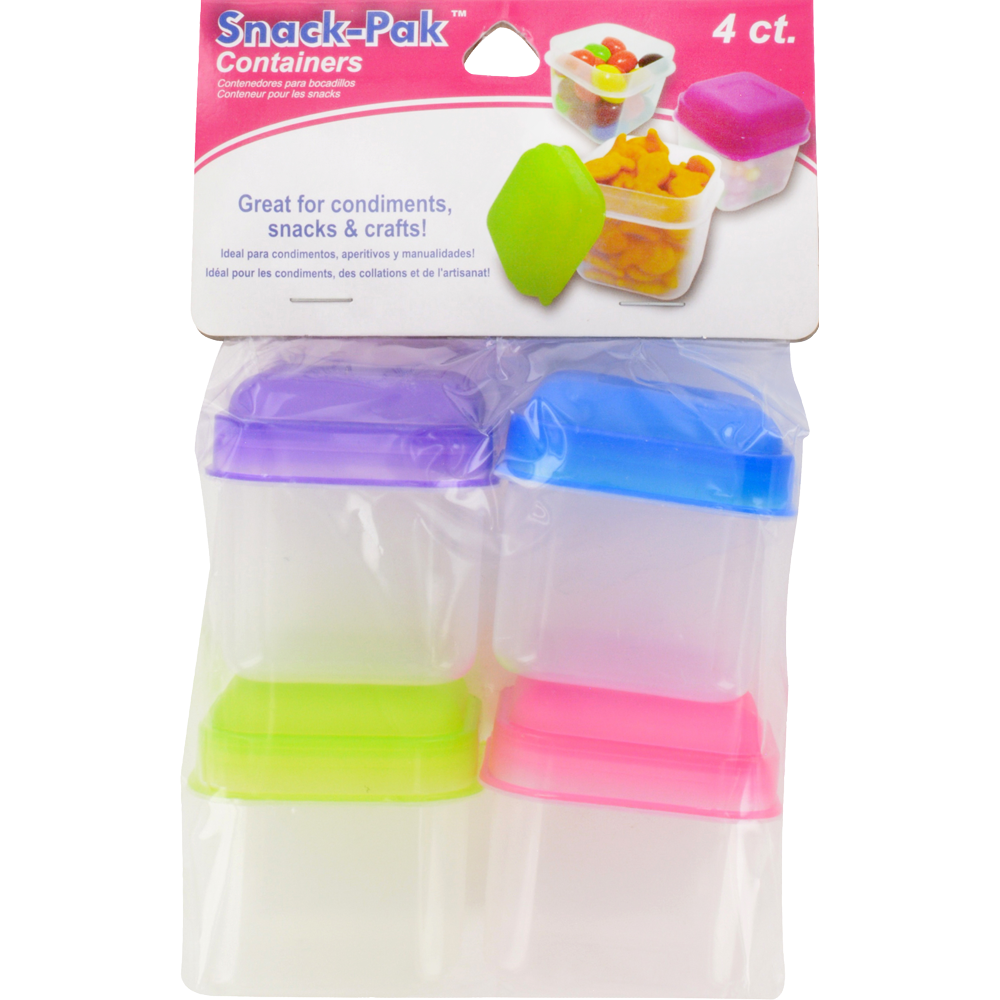 slide 1 of 1, LaMi Snack-Pak Containers, 1 ct