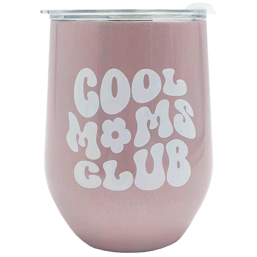 slide 1 of 1, Walgreens "Cool Moms Club" Wine Tumbler, 1 ct