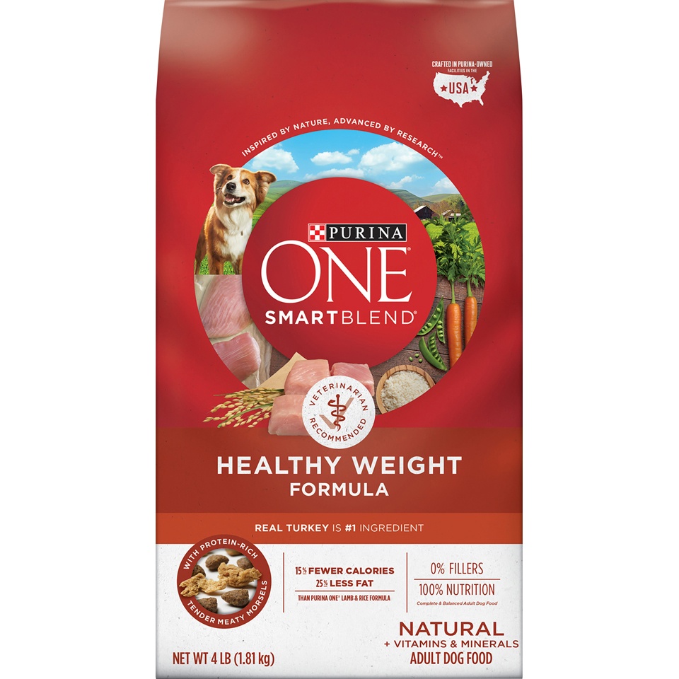 Purina ONE Smart Blend Healthy Weight Formula Dog Food 4 lb Shipt