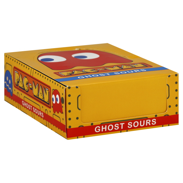 slide 1 of 1, Pac Man Pac-Man Ghost Sours, Blue-Raspberry, 1.2 oz