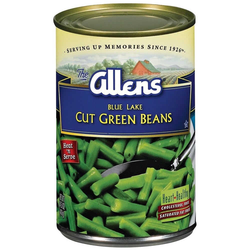 slide 1 of 1, Allen's Green Beans, Cut, 101 oz