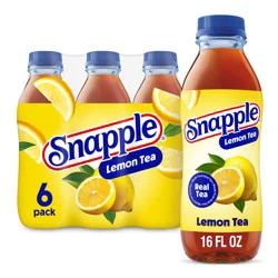 Snapple 6 Pack Lemon Tea 6 - 16 fl oz Bottles