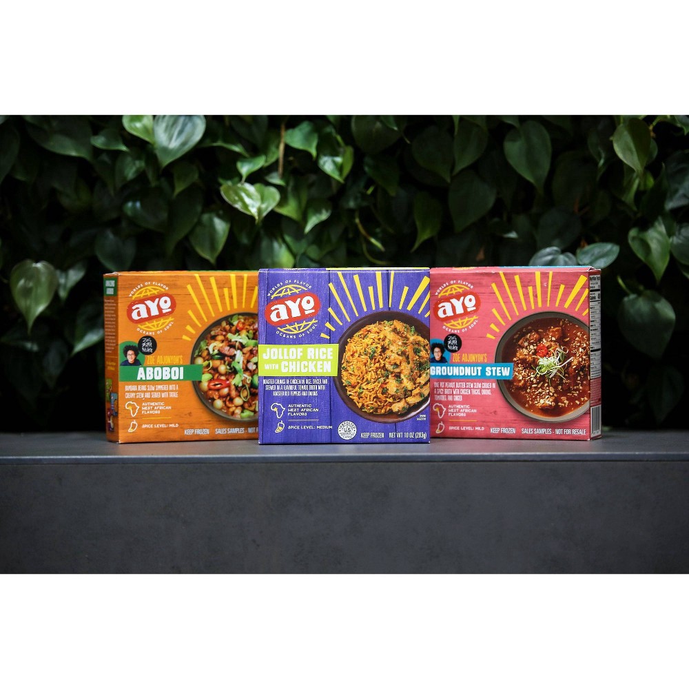 slide 4 of 5, Ayo Medium Jollof Rice with Chicken 10 oz, 10 oz