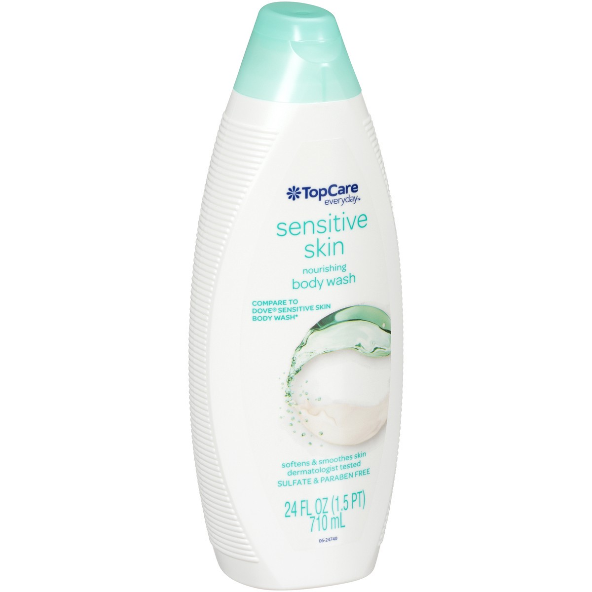 slide 2 of 9, TopCare Sensitive Skin Nourishing Body Wash, 24 fl oz