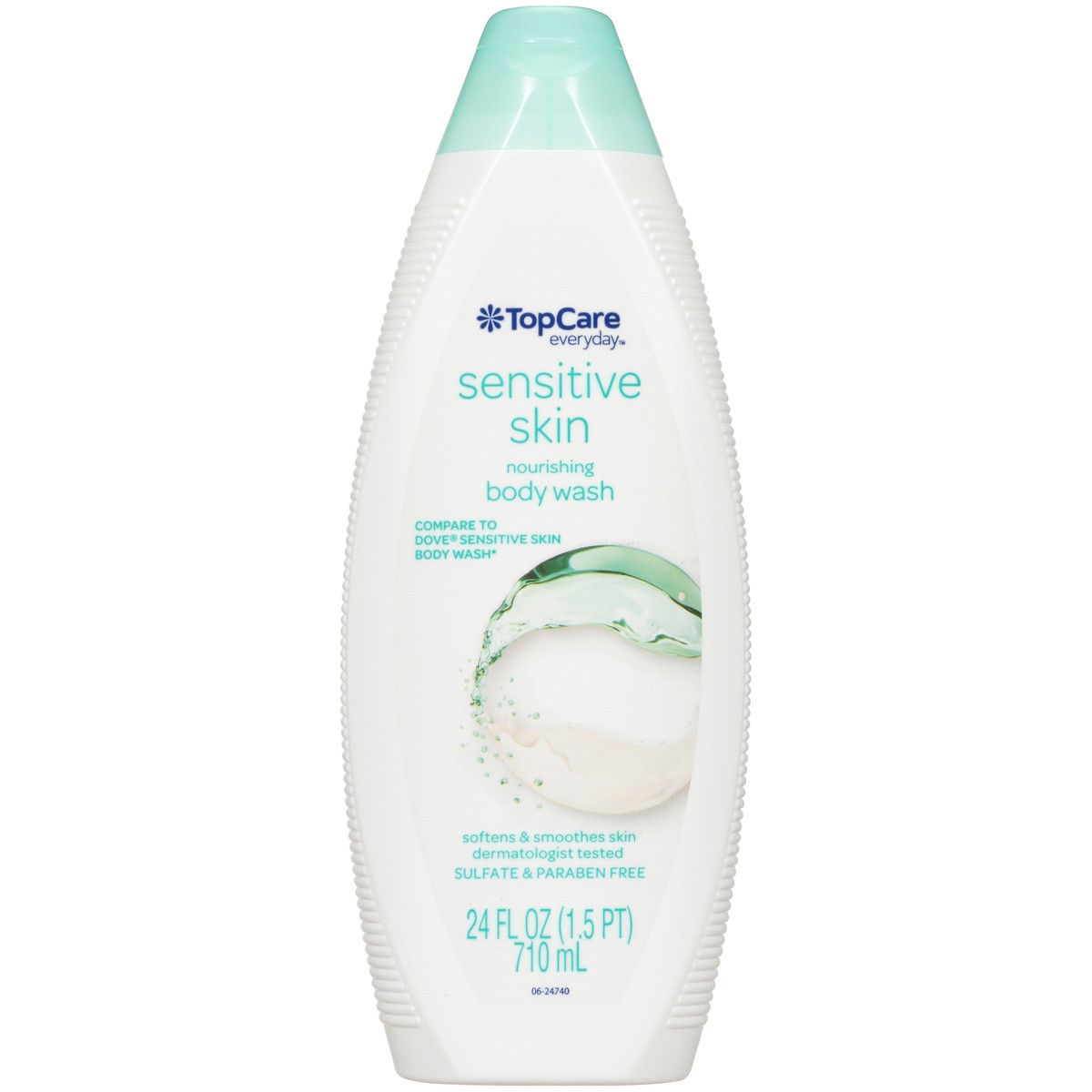 slide 6 of 9, TopCare Sensitive Skin Nourishing Body Wash, 24 fl oz