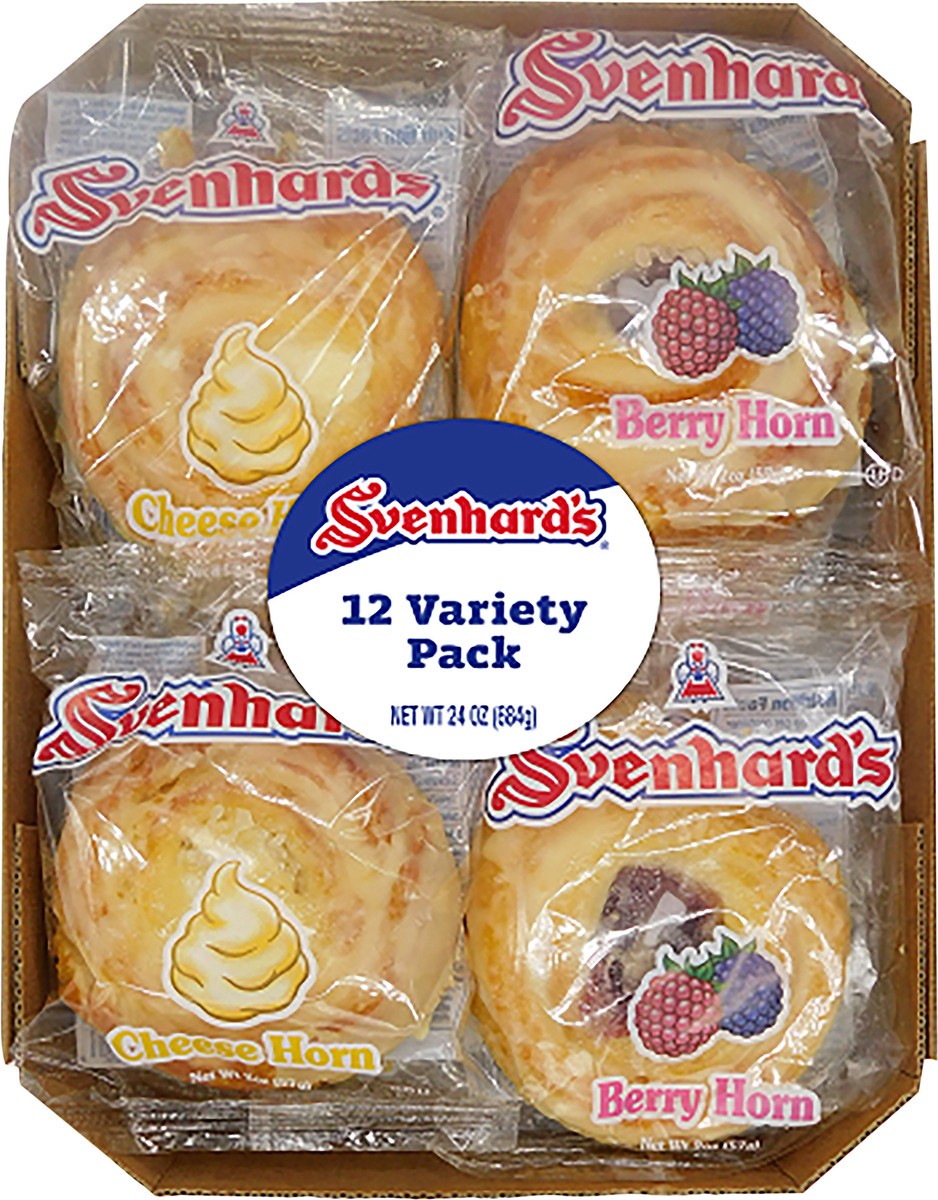 slide 3 of 3, Svenhard's Berry & Cheese Pastry Variety Pack, 12 ct
