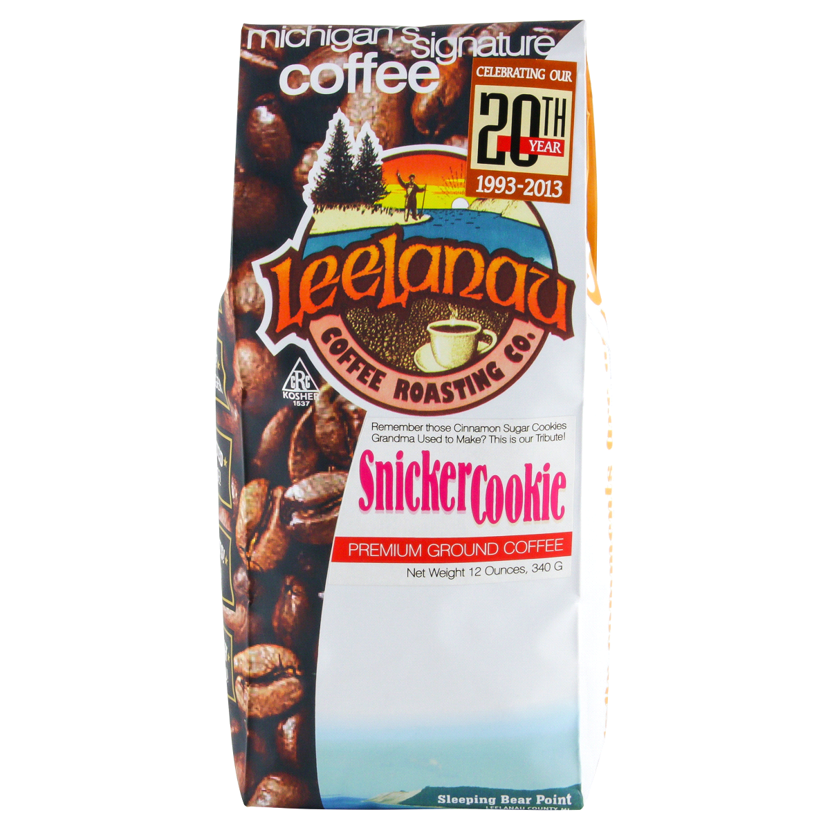 slide 1 of 4, Leelanau Coffee Leelanau Snicker Cookie Premium Ground Cookie - 12 oz, 12 oz