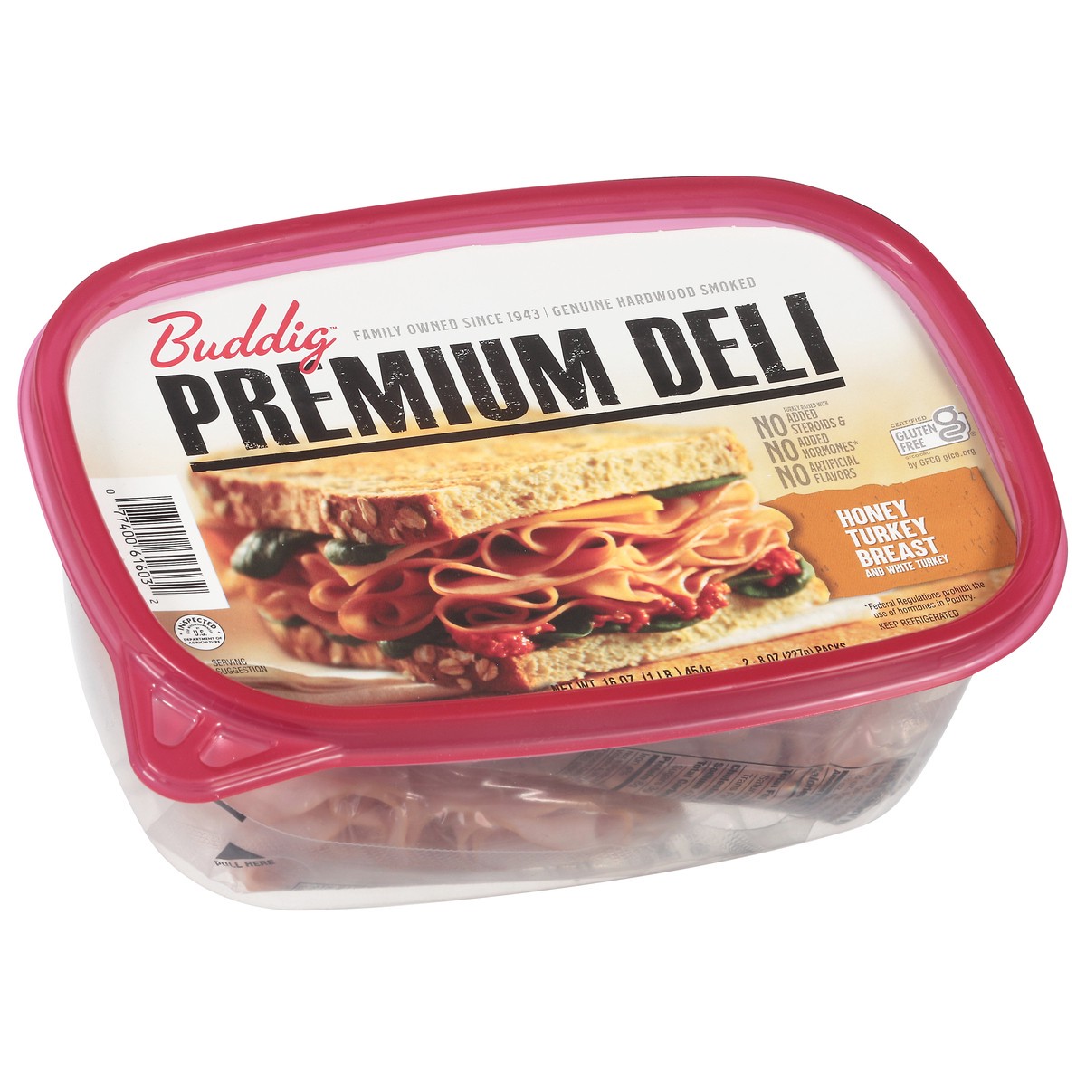 slide 5 of 12, Buddig Premium Deli Honey Turkey Breast and White Turkey Lunch Meat 2 - 8 oz Packs, 2 ct