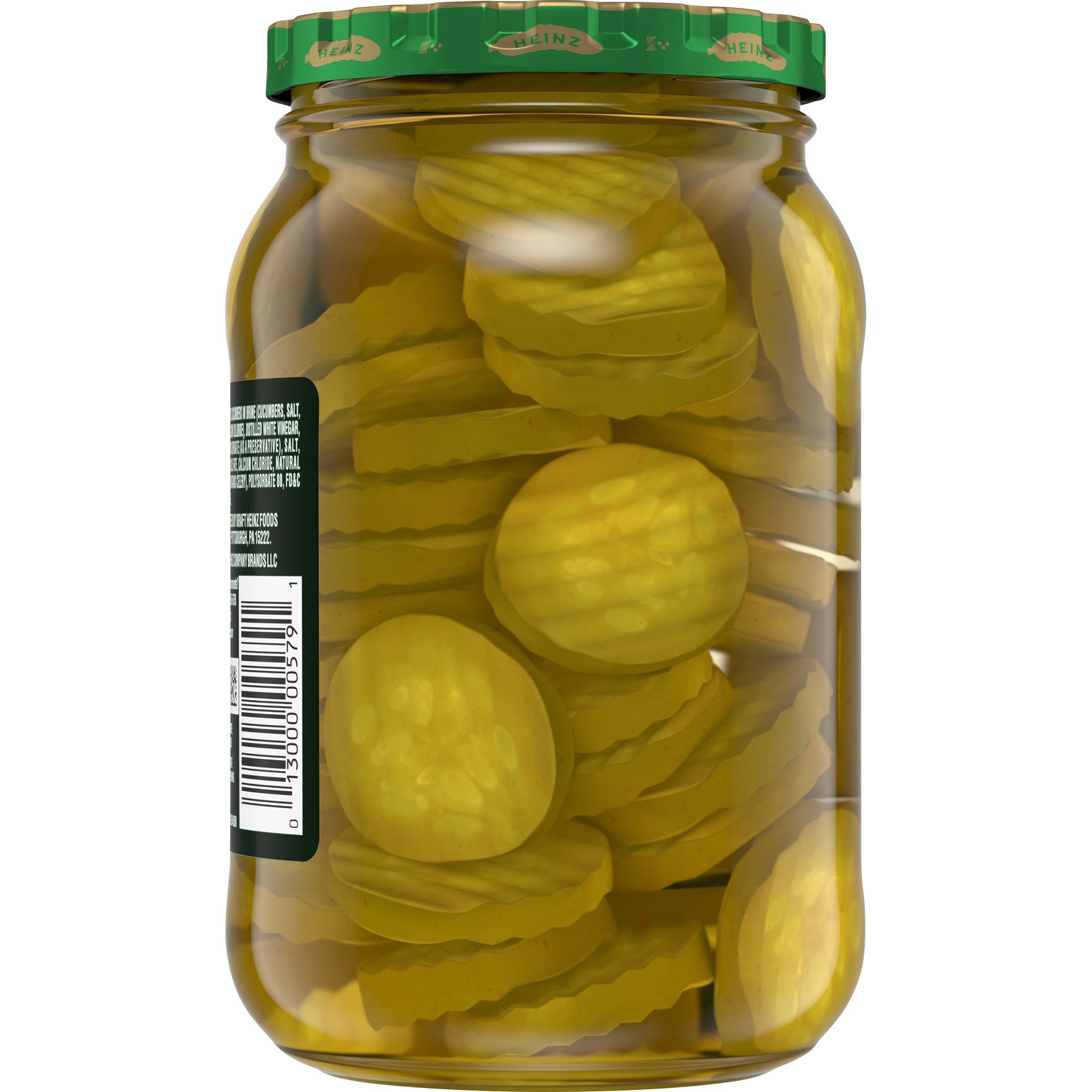 slide 4 of 5, Heinz Hamburger Dill Pickle Chips, 16 fl oz Jar, 16 fl oz