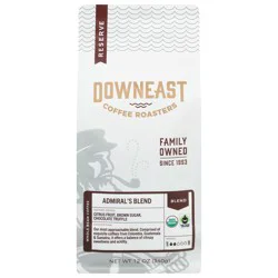 Downeast Coffee Roasters Whole Bean Light Roast Admiral's Blend Coffee 12 oz