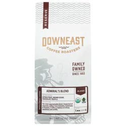 Downeast Coffee Roasters Whole Bean Light Roast Admiral's Blend Coffee 12 oz